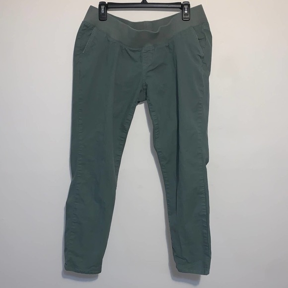 A Pea in the Pod Green Maternity Pants - Picture 1 of 6